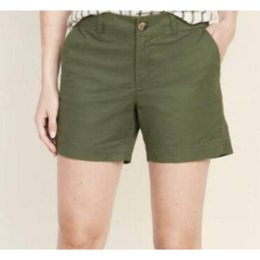 Olive Green Women's Shorts